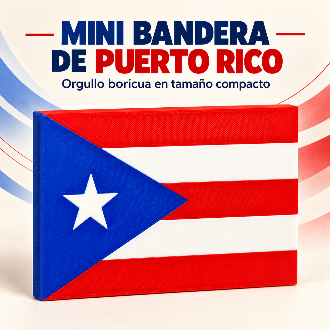 Mini Bandera de Puerto Rico